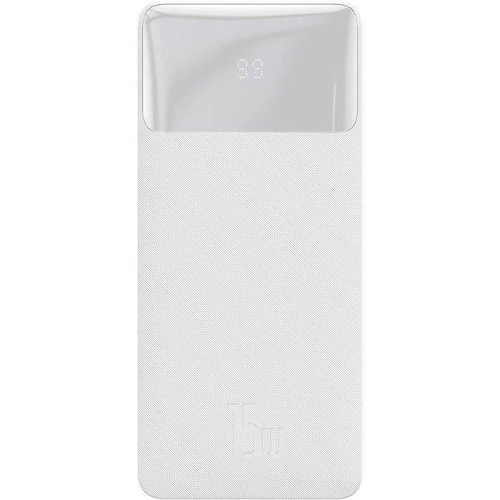 Baseus Bipow Digital Display 20000 mAh 15W Overseas Edition PPBD050102 White