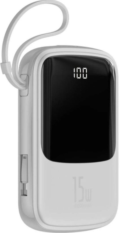Baseus Qpow Digital Display 10000 mAh 15W White