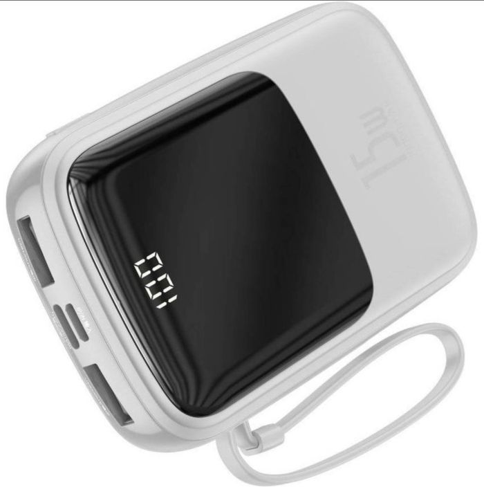 Baseus Qpow Digital Display 10000 mAh 15W White