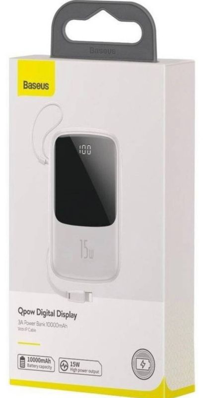 Baseus Qpow Digital Display 10000 mAh 15W White