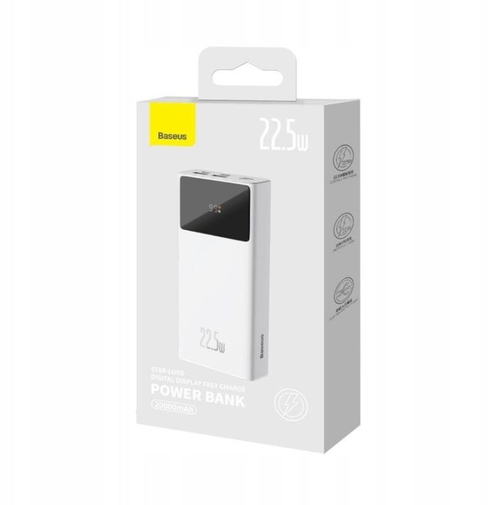Павербанк Baseus Star-Lord Digital Display Fast Charge 20000 mAh 22.5W
