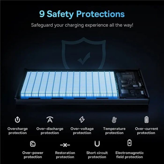 Baseus Star-Lord Digital Display 10000 mAh 22.5W чорний (PPXJ10, PPXJ100001)