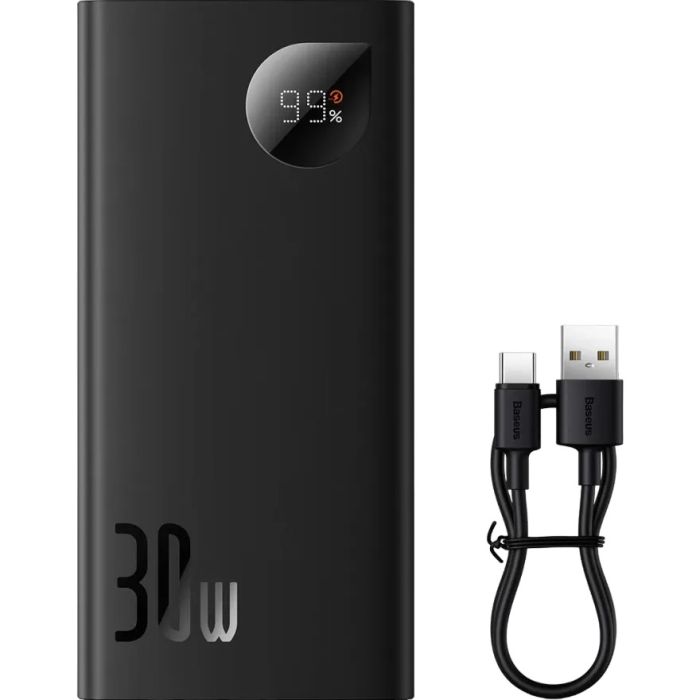 Baseus 10000 mAh 30W Digital Display черный (33-4-Baseus PPAD040 PPAD040002 Black)
