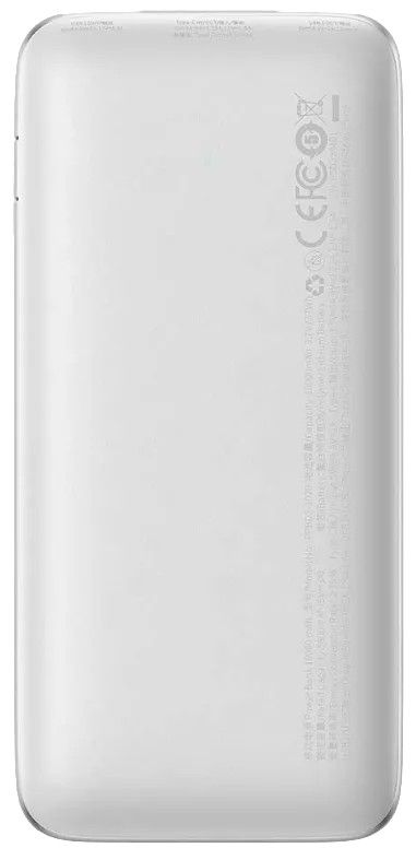 Baseus Bipow Digital Display 10000 mAh 20W 3A з технологією QC3.0+PD3.0 білий (33-4-PPBD040102 White)