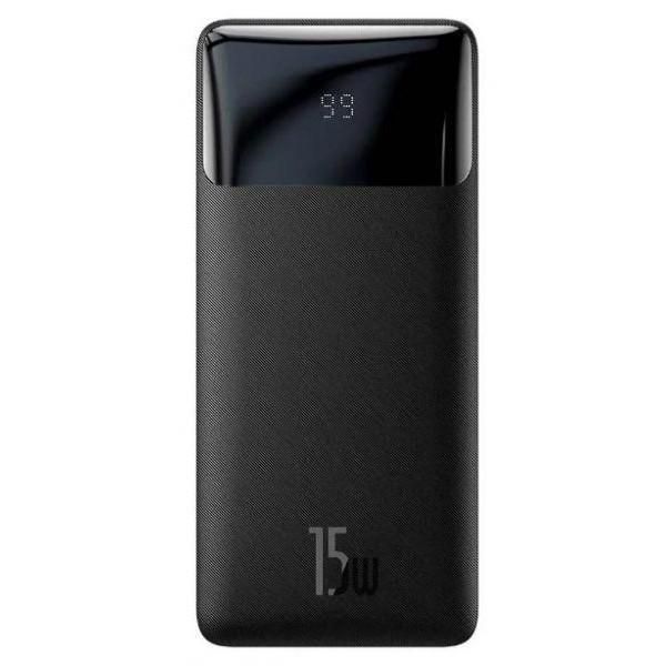 Baseus Bipow Digital 20000 mAh 15W Black (Cable USB to Micro 25cm Black)