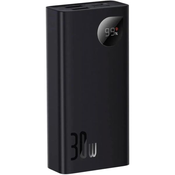 Baseus Adaman2 Digital Display Fast Charge Power Bank 10000mAh 30W Black Overseas Edition