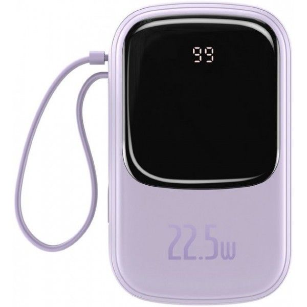 Power Bank Baseus 20000 mAh 22.5W рожевий (33-4-PPQD030105 Purple)