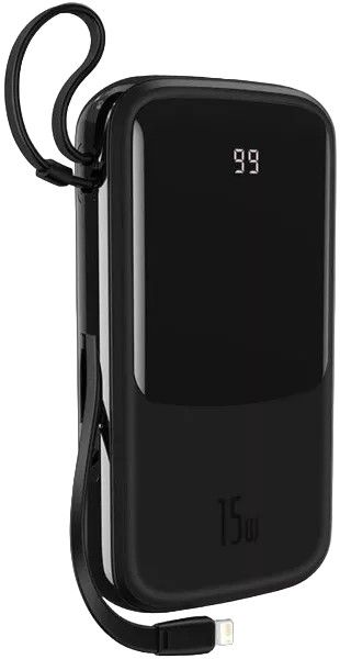 Power Bank Baseus 20000 mAh 15W Digital Display черный (33-4-Baseus PPQD-F01 Black)