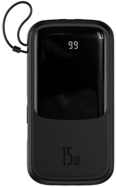 Baseus 20000 mAh 15W Digital Display черный (33-4-Baseus PPQD-F01 Black)