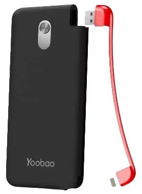 Yoobao 10000 mAh чорний (33-4-S10K Black)