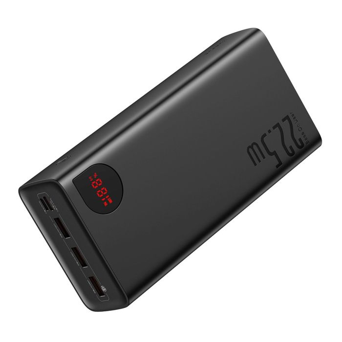 Baseus Adaman Digital Display Quick Charge 40000 mAh 22.5W (QC3.0 PD3.0) (PPAD020101) Black