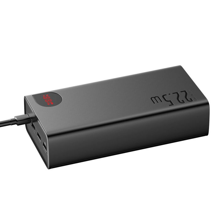 Baseus Adaman Digital Display Quick Charge 40000 mAh 22.5W (QC3.0 PD3.0) (PPAD020101) Black
