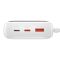 Baseus Qpow 20W 20000 mAh PPQD-H02 вбудований Lightning кабель Білий