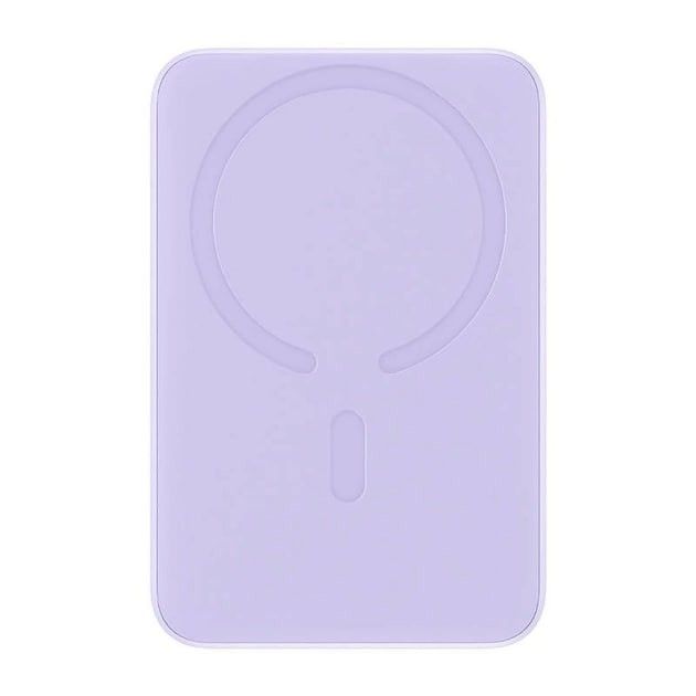 Qi 15W Baseus Magnetic Mini Wireless Fast Charge 2in1 10000 mAh 20W 2.4A QC3.0+PD3.0 (PPCX110105) Пурпуровий