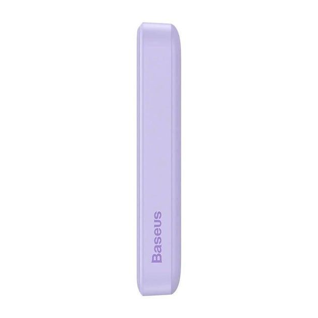 Qi 15W Baseus Magnetic Mini Wireless Fast Charge 2in1 10000 mAh 20W 2.4A QC3.0+PD3.0 (PPCX110105) Пурпуровий