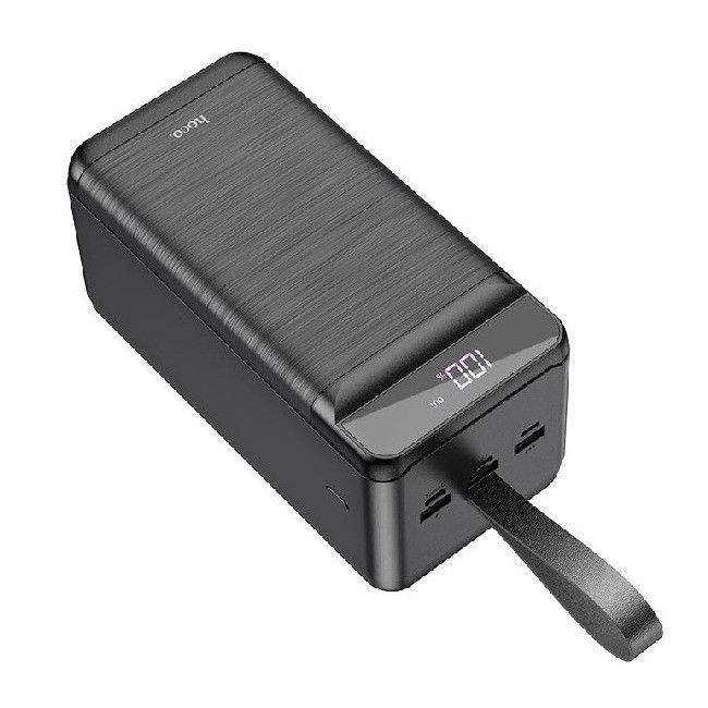 Hoco 80000 mAhDB31A 3USB Type-C Lightning Black N