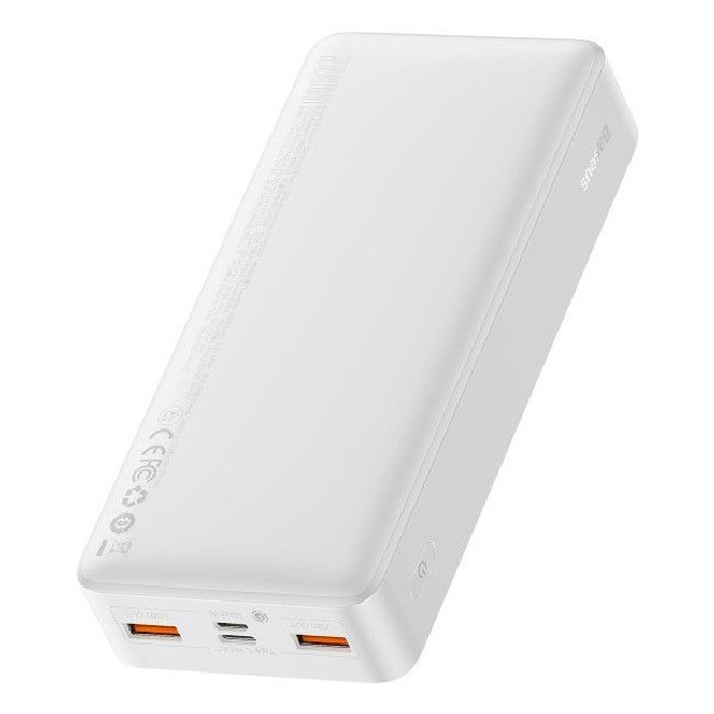Baseus 20000 mAhBipow PPDML-M02 2USB Type-C PD QC 20W 3A White N
