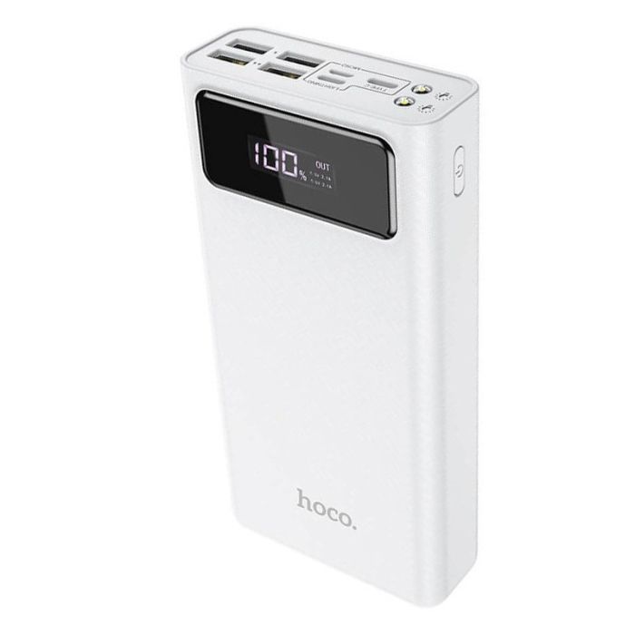 Hoco 30000 mAhGeneral J65 30000 mAh 4USB Lightning Type-C 2A White ТМ
