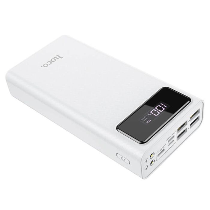 Hoco 30000 mAhGeneral J65 30000 mAh 4USB Lightning Type-C 2A White ТМ