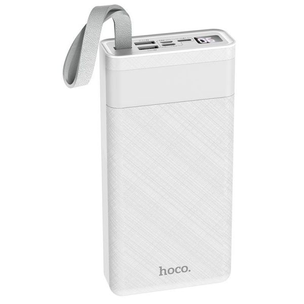 Зовнішній акумулятор HOCO Powerful desk lamp power bank 30000mAh J73 білий