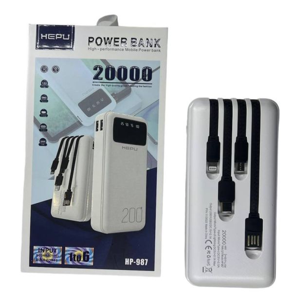 Портативна мобільна батарея HEPU HP987 20000 mAh