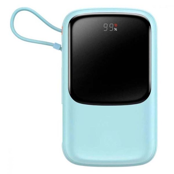 Power Bank Baseus 10000 mAh 15W Type-C Портативний Акумулятор Повербанк PPQD050002 Синій
