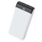 Hoco J59A Famous Micro+iP+Type-C 20000 mAh/LCD Білий