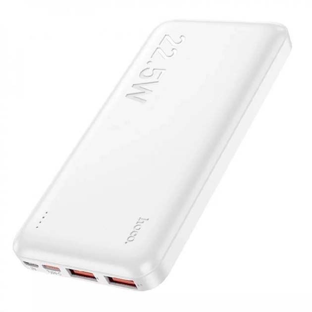 Hoco J101 Astute 22.5W 10000 mAh Білий