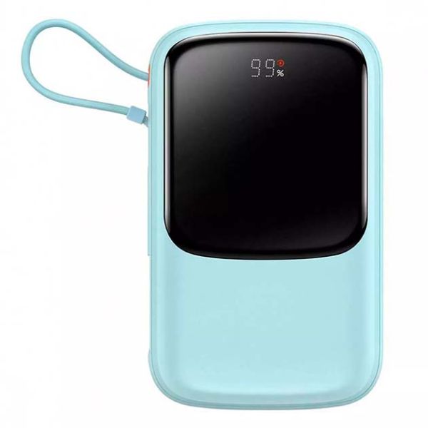 Power Bank Baseus 10000 mAh 15W iP Lightning Портативний Акумулятор Повербанк PPQD050103 Синій