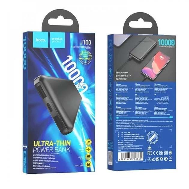 Hoco J100 10000 mAh Чорний