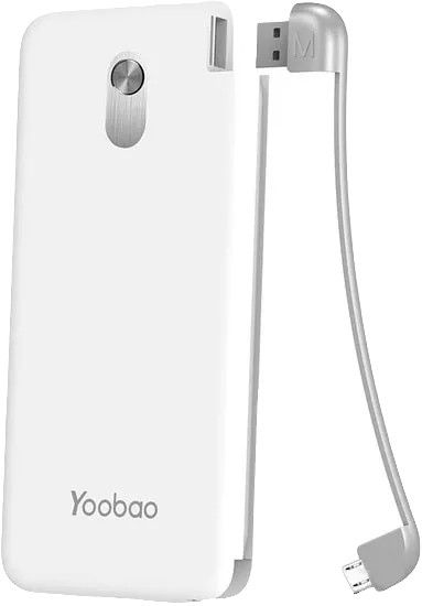 Yoobao 5000 mAh білий (33-4-S5K White)