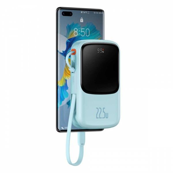 Baseus 20000 mAh 22.5Вт USB Type-C блакитнийQpow PPQD030103