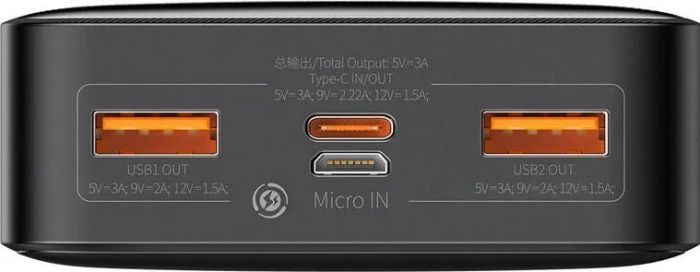 Baseus Bipow Digital Display 20000 mAh 20W PPBD050501 Black