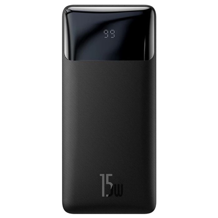 Baseus Bipow Digital Display 10000 mAh 15 W 3 A 2*USB 1*Type-C Black (PPDML-I01)