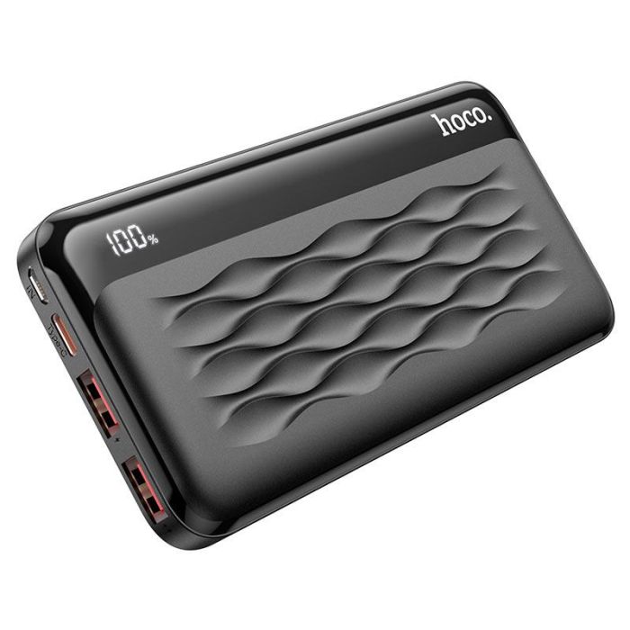 Hoco J90 22.5 W 10000 mAh 2*USB 1*Type-C Black