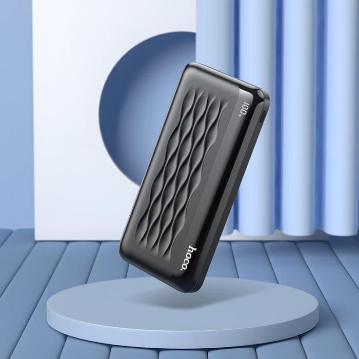Hoco J90 22.5 W 10000 mAh 2*USB 1*Type-C Black