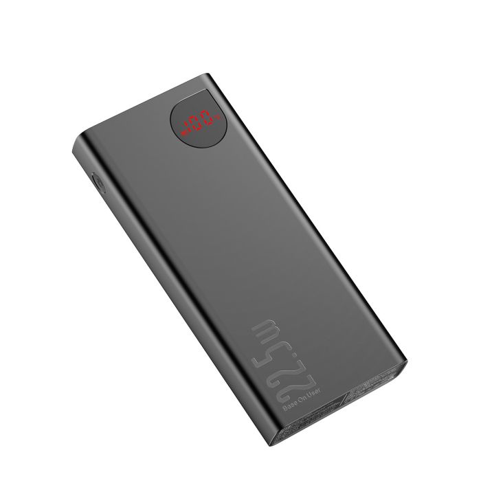 Baseus Adaman Digital Display 20000 mAh 22.5 W 2*USB 1*Type-C Black (PPAD000101)