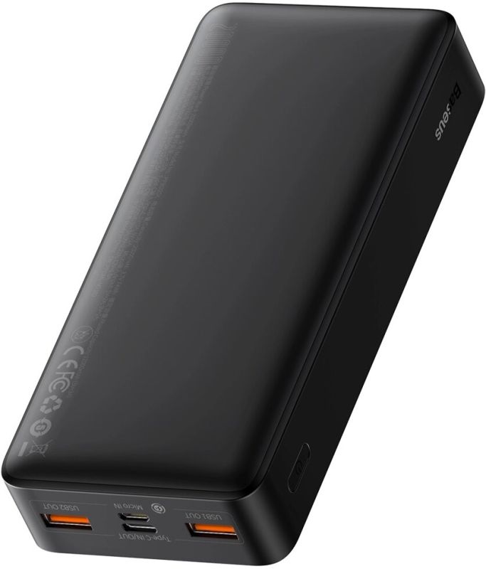 Baseus  20W / 20000 mAh / USB QC3.0 / Type-C PD (PPDML-M01) Baseus PPDML-M01 чорний
