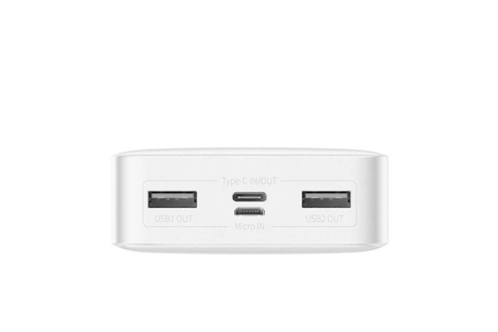 Baseus Bipow Digital Display 15W 20000 mAh White (PPDML-J02) (1283126559204)