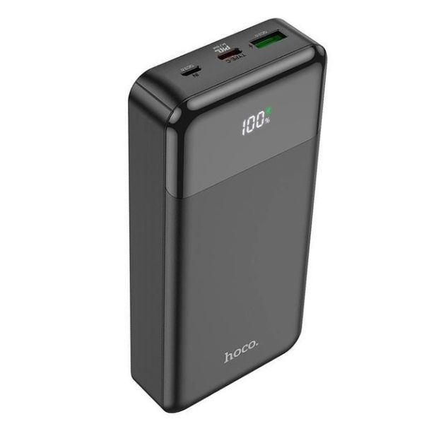 Портативний зарядний пристрій Power Bank зі швидкою зарядкою HOCO J102A 20000mAh USB/Type-C, 20W black