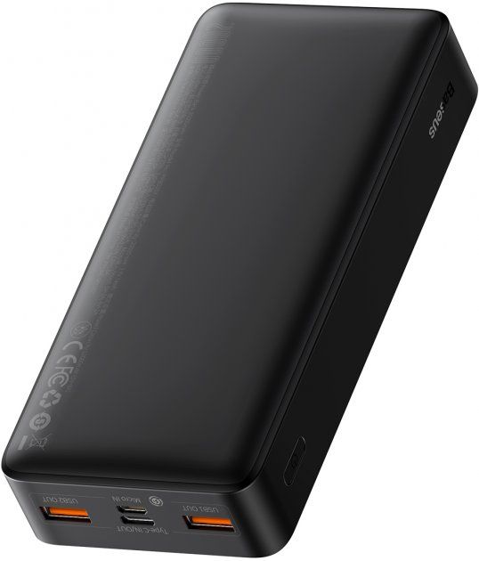 Baseus Bipow Digital Display 20W 30000 mAh - Black (PPDML-N01)