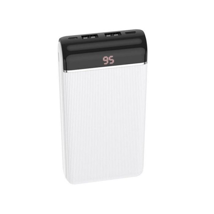 Hoco J59A найдешевший на 20000 mAh з екраном білий