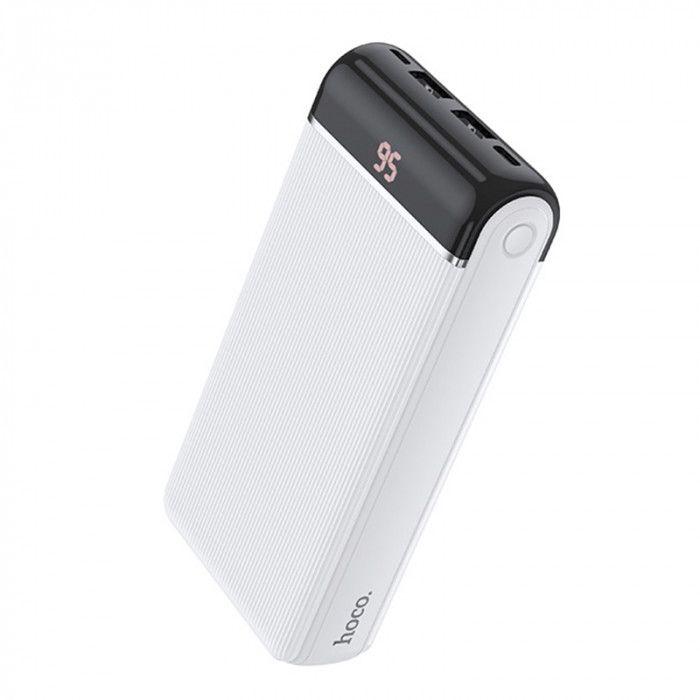 Hoco J59A найдешевший на 20000 mAh з екраном білий