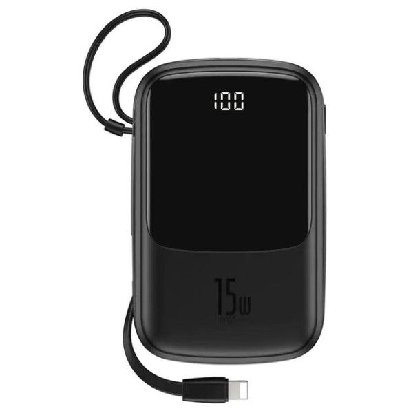 Портативна батарея Baseus Qpow Digital Display 10000 mAh 15W Type-C Edition 2022 Edition PPQD050001 Black