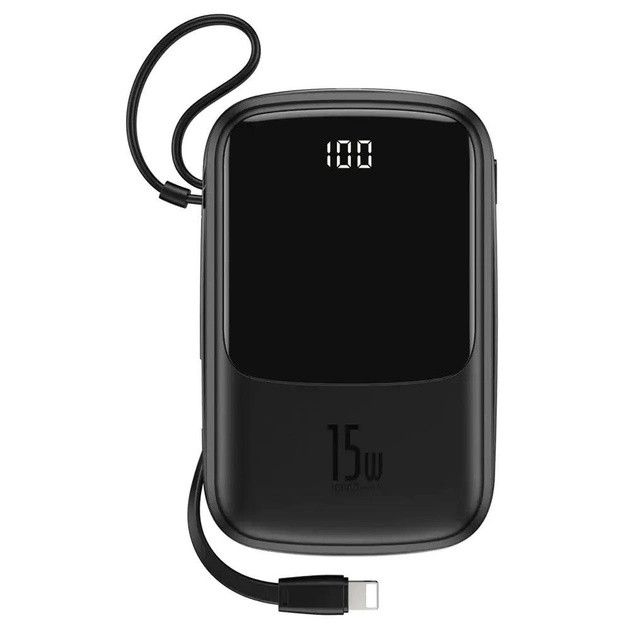Baseus Qpow Digital Display 10000 mAh 15W Type-C Edition 2022 Edition PPQD050001 Black