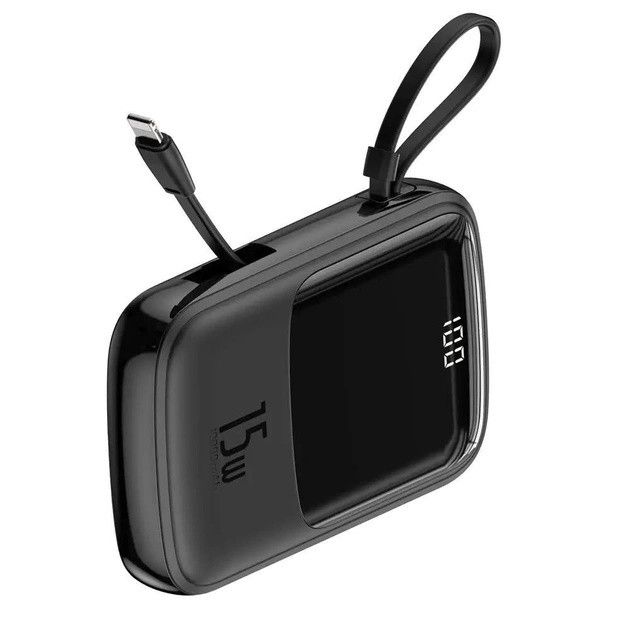 Baseus Qpow Digital Display 10000 mAh 15W Type-C Edition 2022 Edition PPQD050001 Black