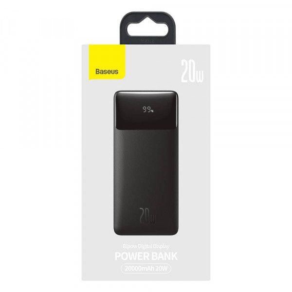Baseus Bipow Digital Display 20000 mAh 20w (PPBD050501) черный