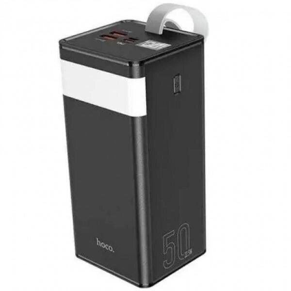 Hoco 50000 mAh 22,5 WJ86A QC3.0 з вбудованим ліхтариком Black