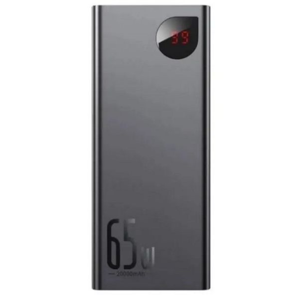 повербанк 20000mAh Power Bank BASEUS Adaman PPIMDA-D01 2USB Type-C 6A 65W Black