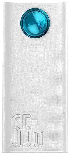 Baseus Amblight 30000 mAh 65w для macbook та смартфонів (WHITE)